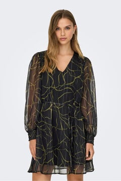 JDY Vestido curto de lurex