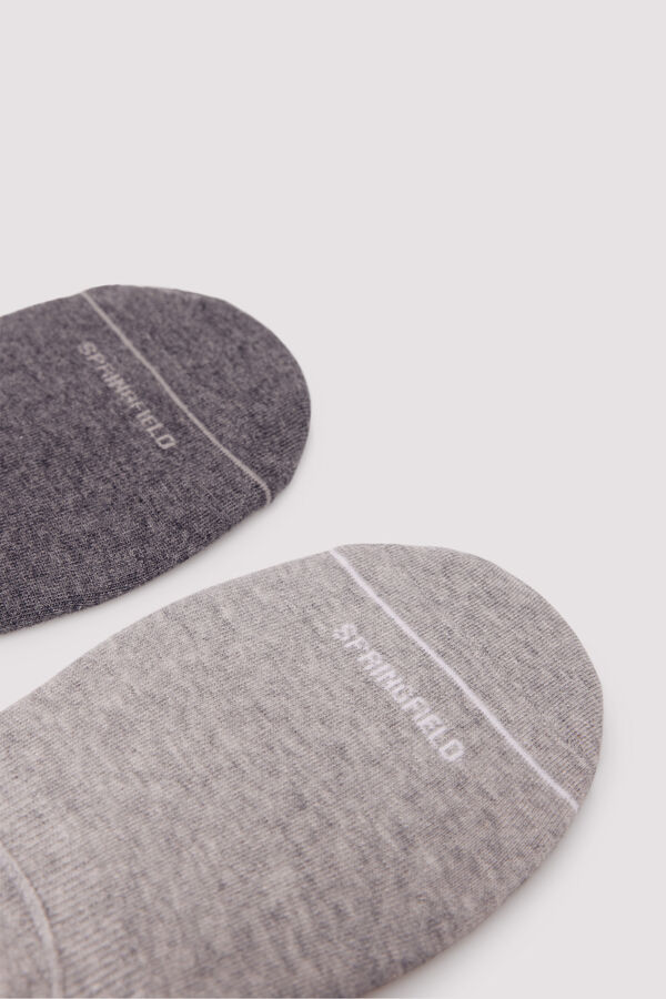 Springfield Plain invisible socks grey