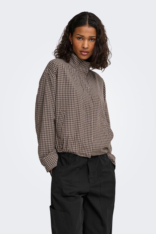 JDY Lightweight bomber jacket nude