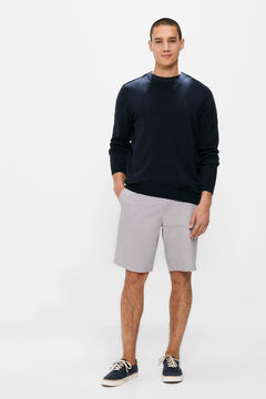 Springfield Linen-look lightweight Bermuda shorts gray