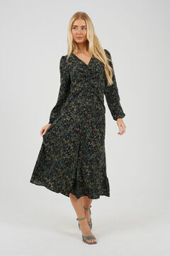 Brave Soul Vestido longo estampado