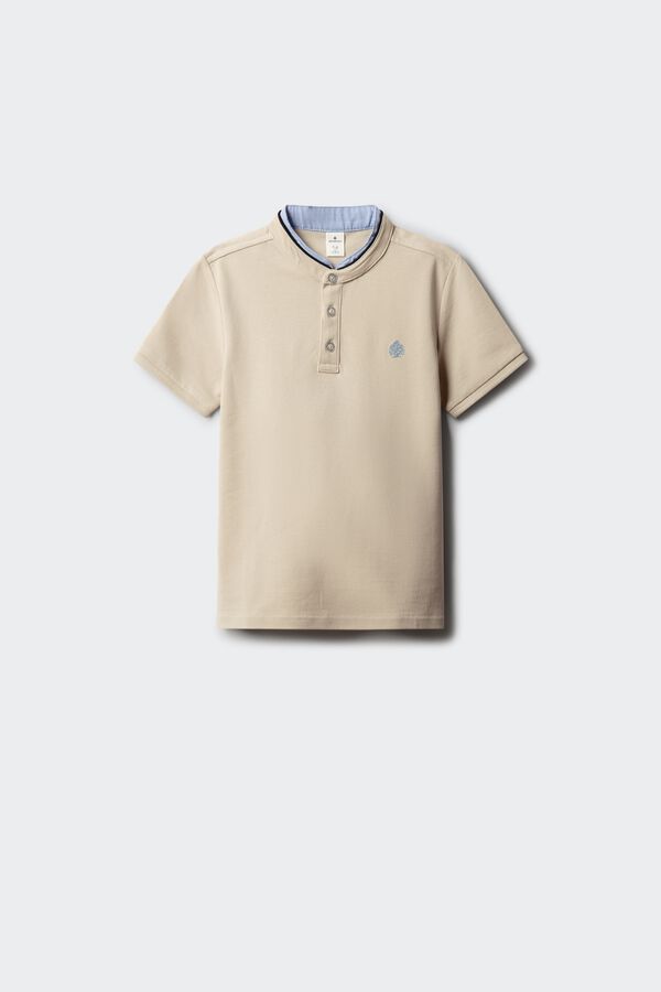 Springfield Kids Polo mao chambray ni&ntilde;o nude