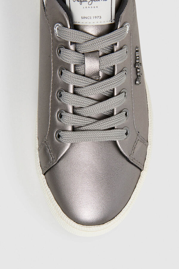Pepe Jeans Classic Metallic Sneakers Siva