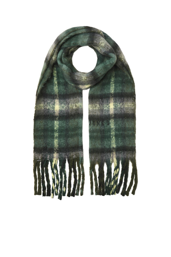 Jack & Jones Bufanda de cuadros verde