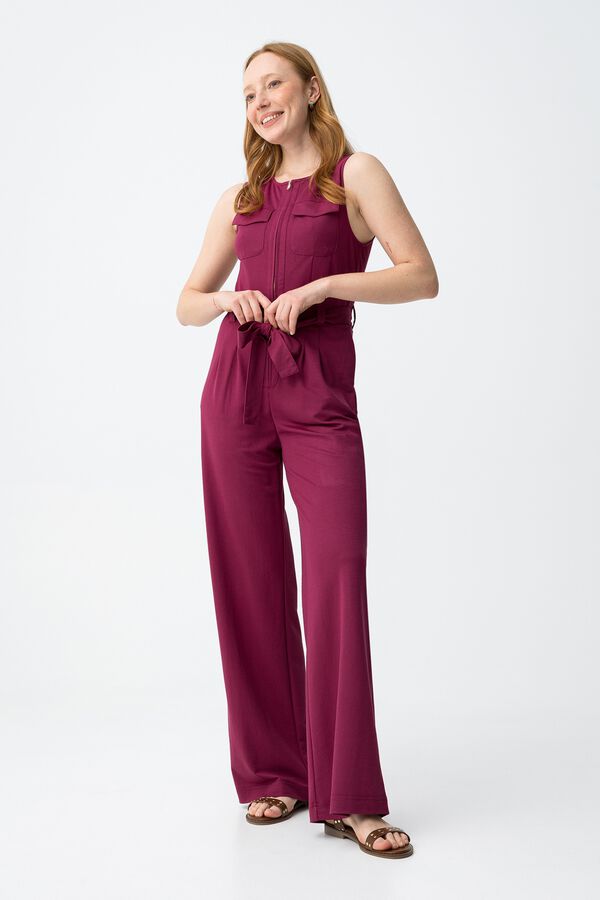 Tiffosi sleeves jumpsuit printed