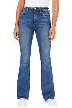 Springfield High waist jeans bleuté