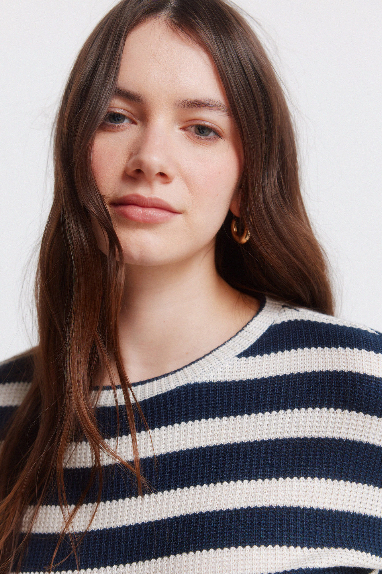 Springfield Striped thin long sleeve jumper