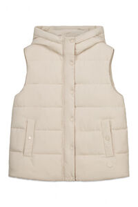Springfield Puffer gilet with hood