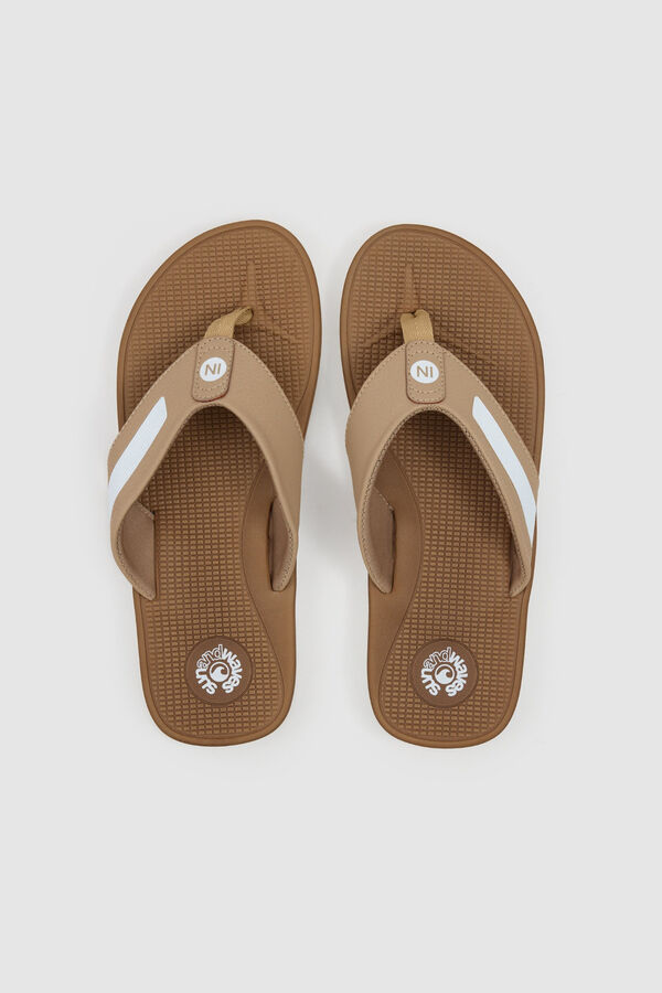 Inside Flip-flop sandals marron
