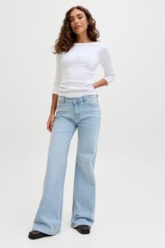 Jack & Jones Jeans flared cintura m&eacute;dia