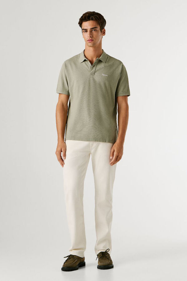 Pepe Jeans Short sleeve polo shirt beige