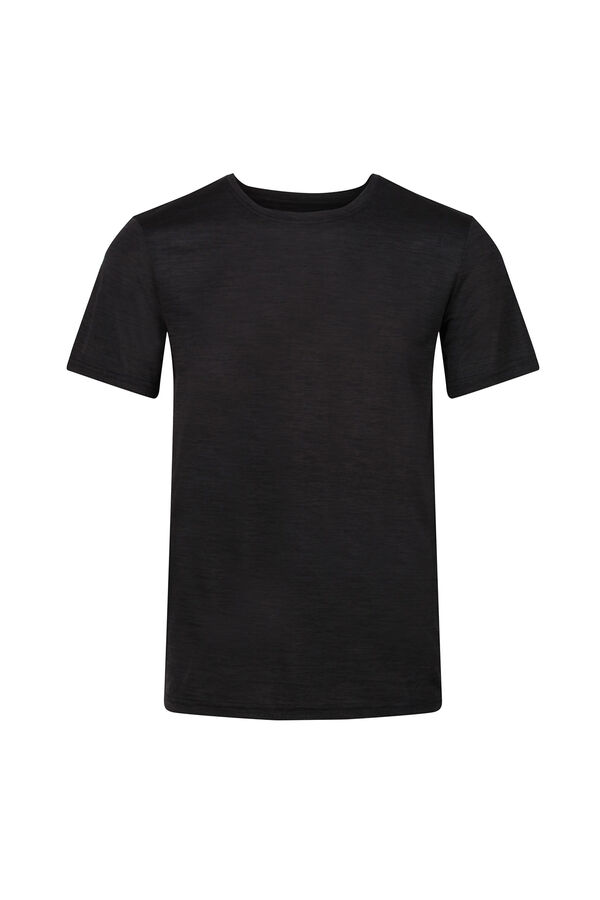 Springfield Technisches T-Shirt schwarz