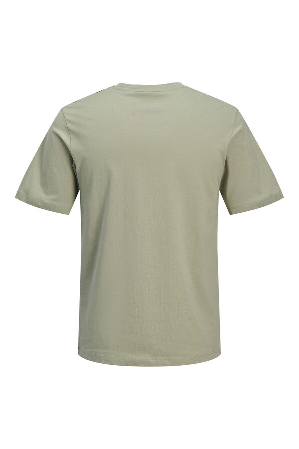 Jack & Jones Junior Camiseta b&aacute;sica logo verde