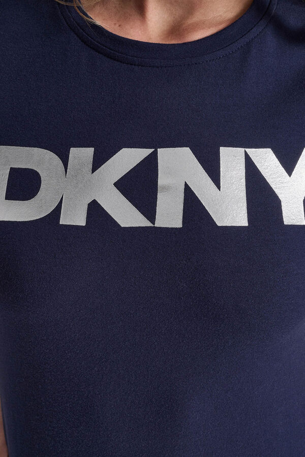 DKNY Logo T-shirt blue