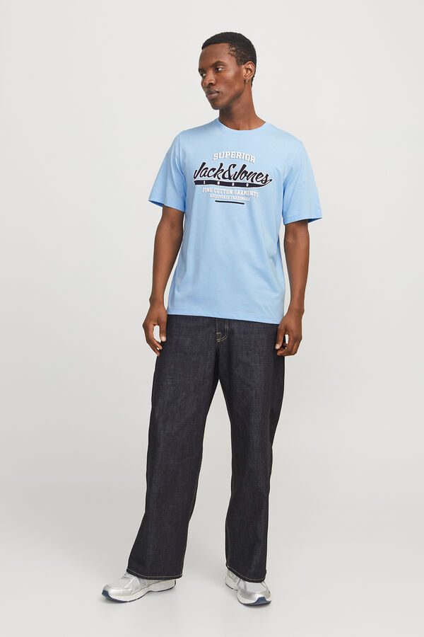 Jack & Jones Camiseta estándar fit azul