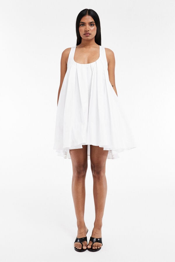 Topshop Short strappy dress white