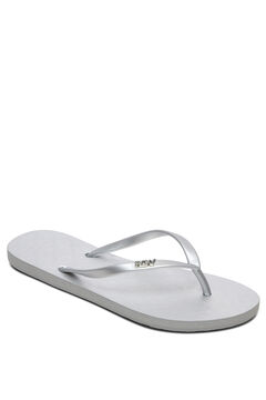 Roxy Flip-Flops mit Metall-Logo-Riemen
