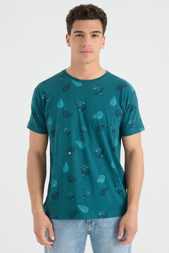 Springfield Camiseta print tropical mallow