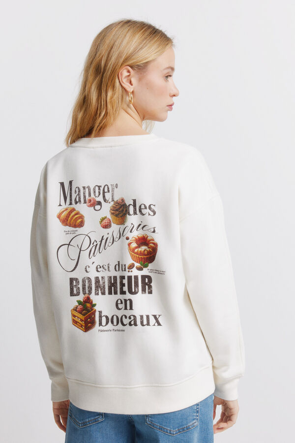 Springfield Brown boheme Sweatshirt printed