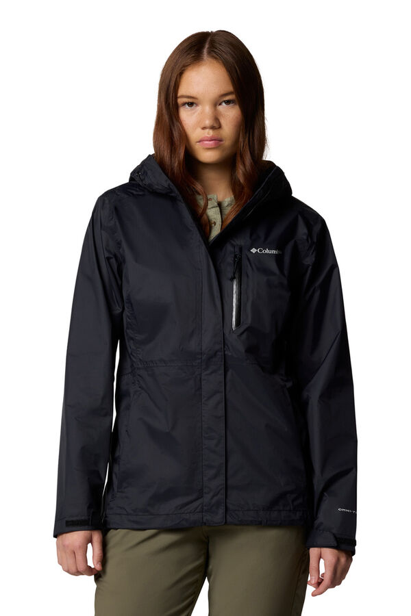 Columbia Waterproof hooded jacket noir