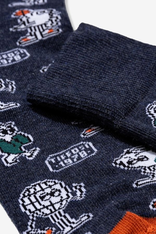 Tiffosi Funny Socks blue