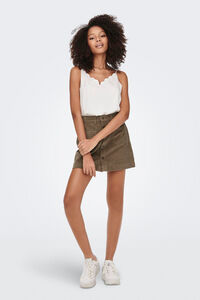 Only Falda corta de pana