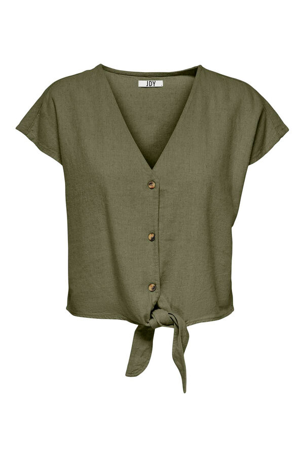 JDY short sleeve shirt beige