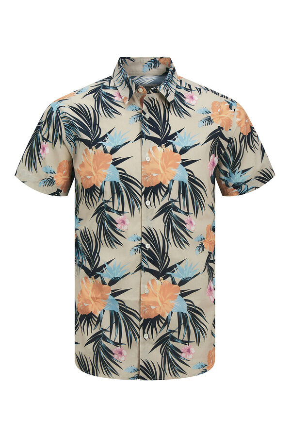 JJ REBEL Printed shirt grey