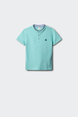 Springfield Kids Polo mao chambray ni&ntilde;o turquesa