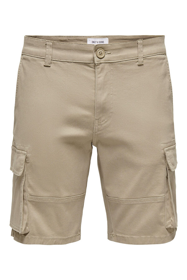 Only & Sons Cargo Bermuda shorts nude