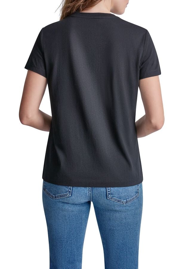 DKNY T-shirt de manga curta preto