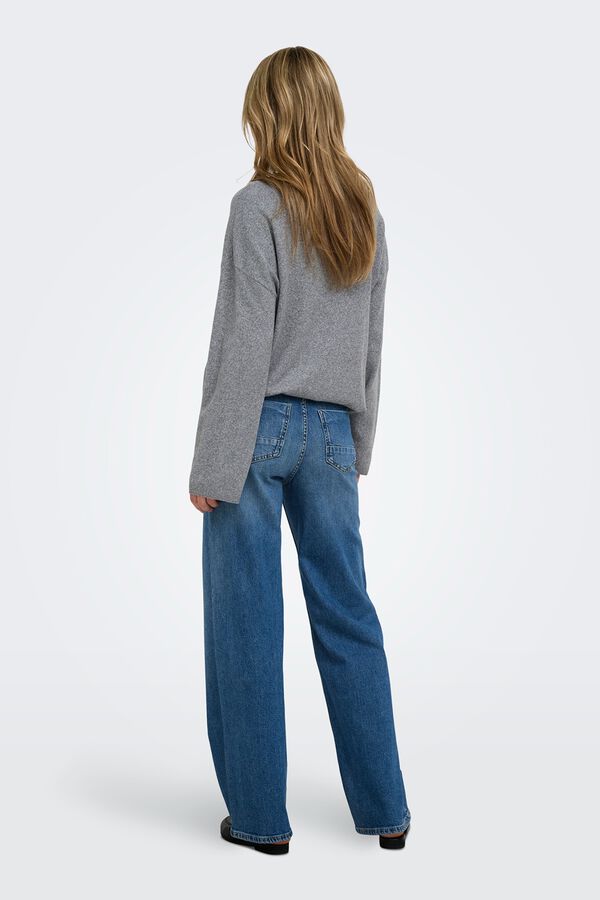 Only Jeans wide leg azul