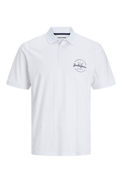 Springfield Standard fit polo shirt white