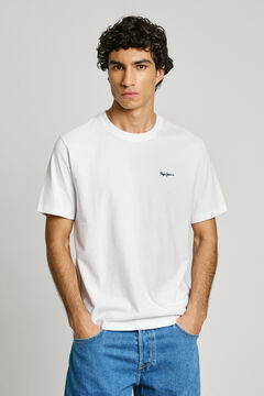 Pepe Jeans Camiseta Logo Bordado Fit Regular