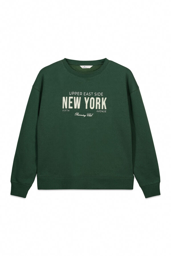 Springfield Sweatshirt "New York" green