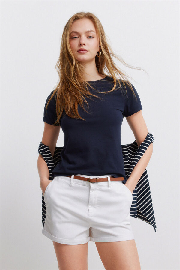 Springfield Cal&ccedil;&otilde;es chino em algod&atilde;o bege