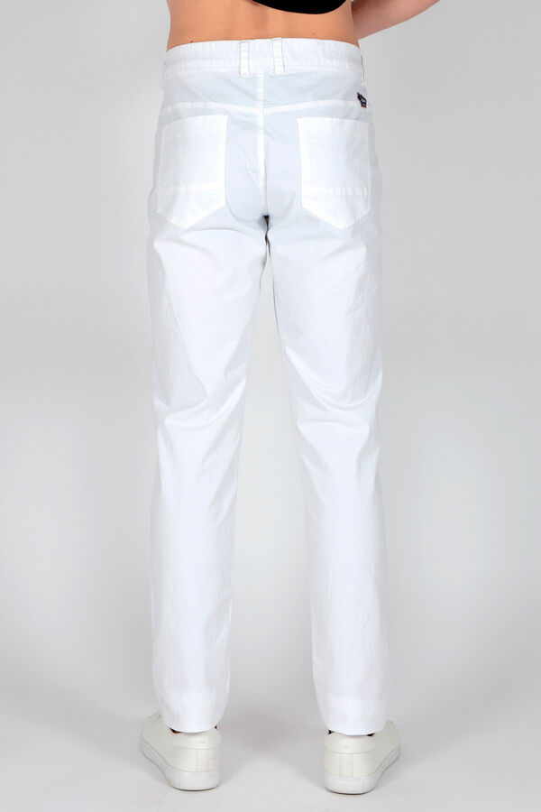 Springfield Regular fit 5-pocket trousers white