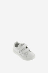 Victoria Kids Monochrome white barefoot children's sneakers with grippy straps Bela