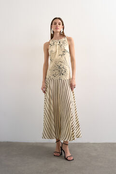 Topshop Vestido comprido estampado