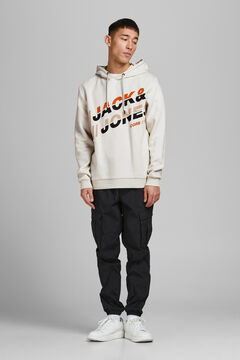 Springfield Logo hooded sweatshirt sz&uuml;rke