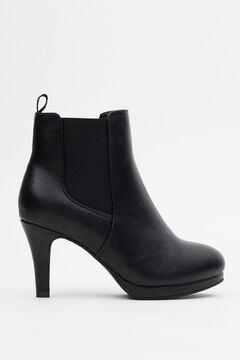 Springfield 7 cm heeled stretch shoes black