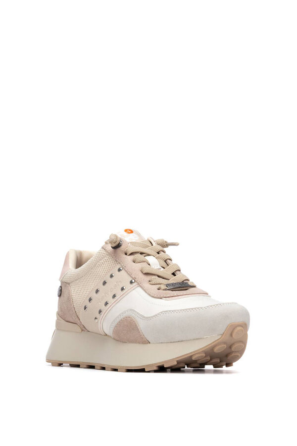 Refresh Studded sneakers beige
