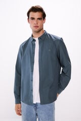 Springfield Camisa oxford acqua