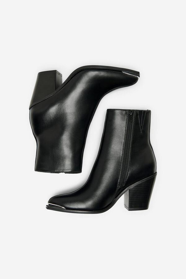 Springfield Ankle boots with metal toe black
