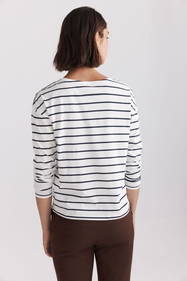 Springfield Cotton long sleeve T-shirt printed