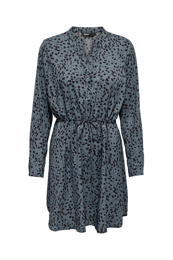 Only Kurzes Hemdkleid  Blau