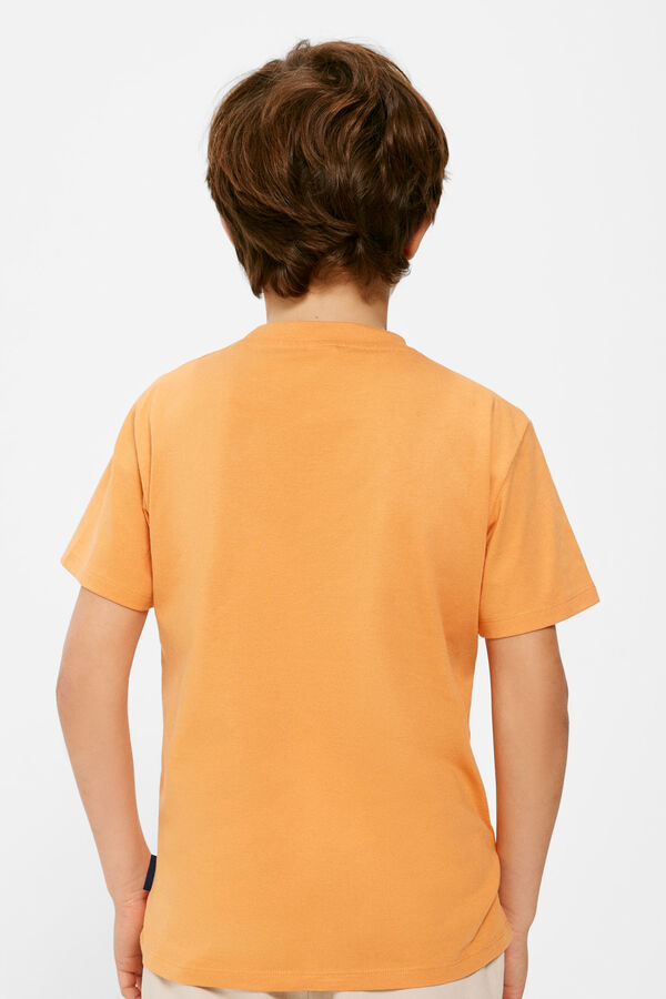 Springfield Boys' skate print T-shirt narandžasta