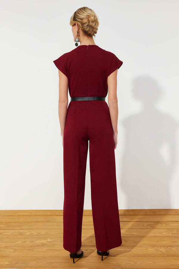 Trendyol Crossover jumpsuit Bordo