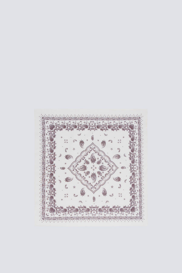 Springfield Small bandana scarf nude