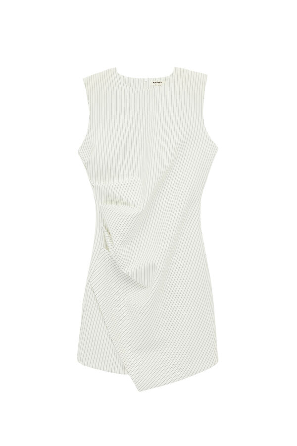 Koton Vestido mini sin mangas blanco